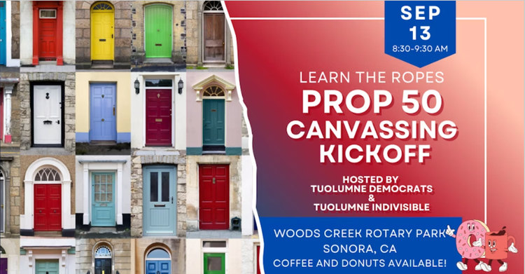 Yes on Prop 50 Canvassing Training & Kickoff