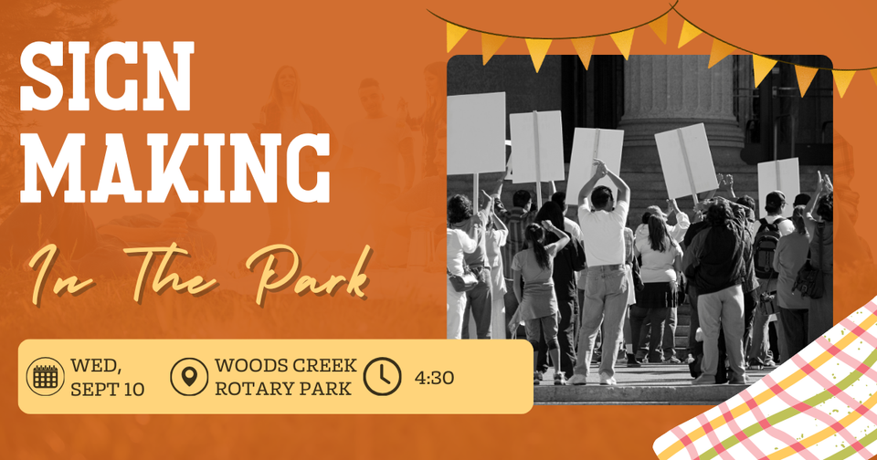 SIGN-MAKING IN THE PARK